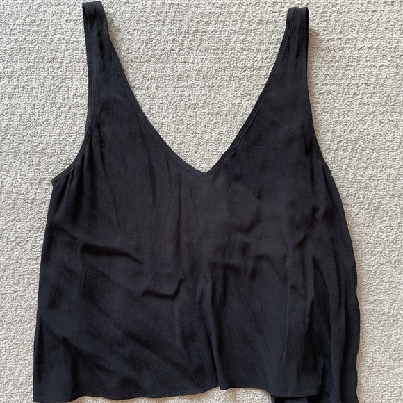 Aritzia | Black Wilfred Free Tie-Back Tank (S) - Picture 3 of 5